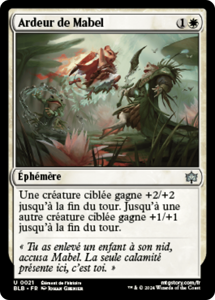 Ardeur de Mabel — Bloomburrow — Magic: The Gathering