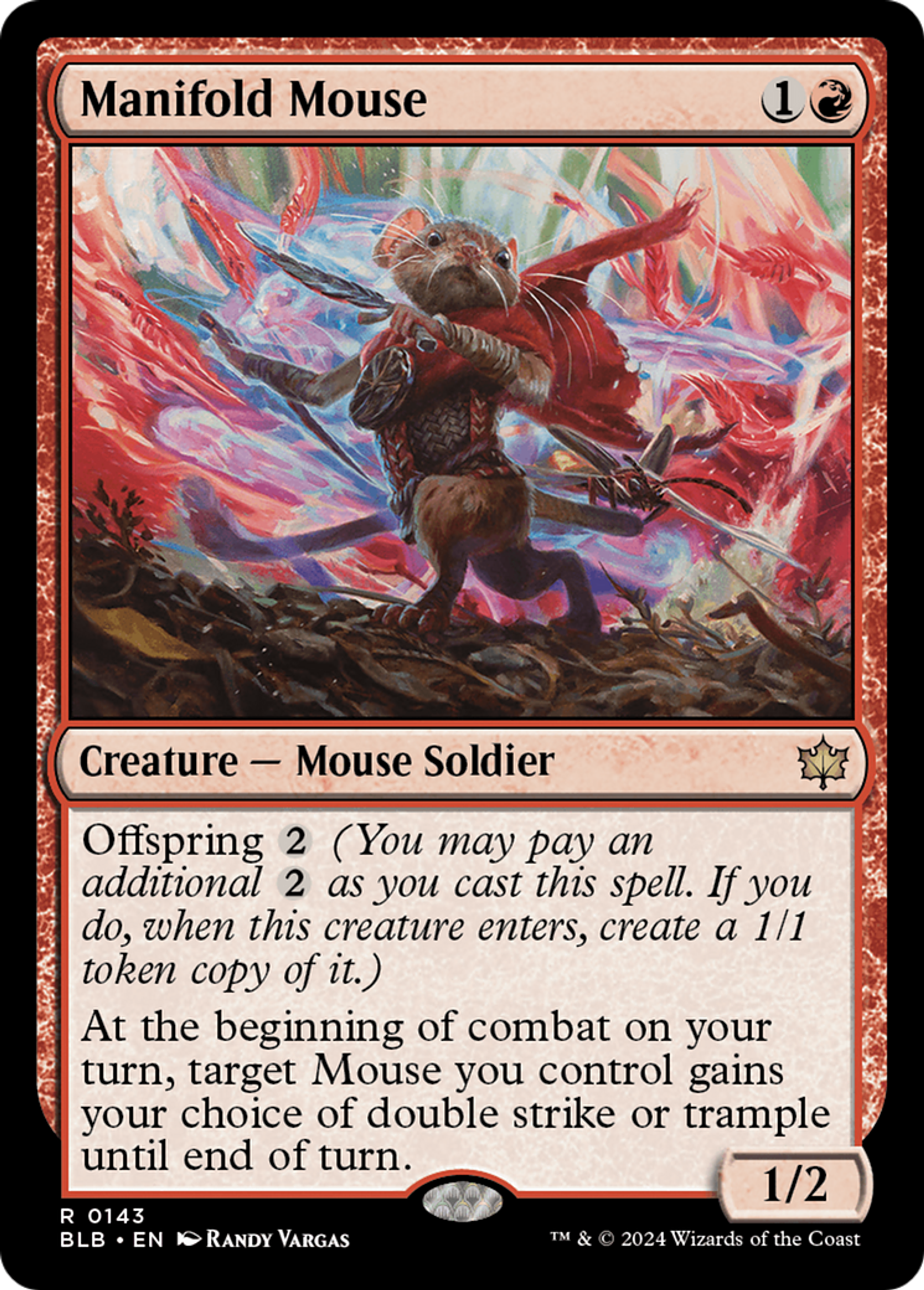 Manifold Mouse — Bloomburrow — Magic: The Gathering