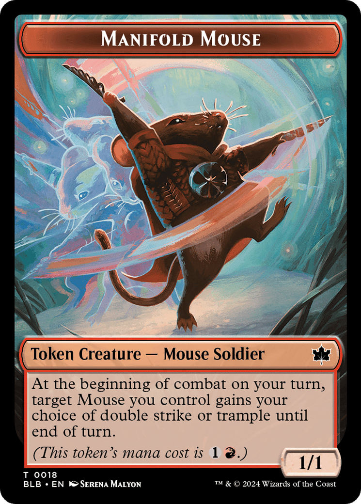 Manifold Mouse — Bloomburrow — Magic: The Gathering