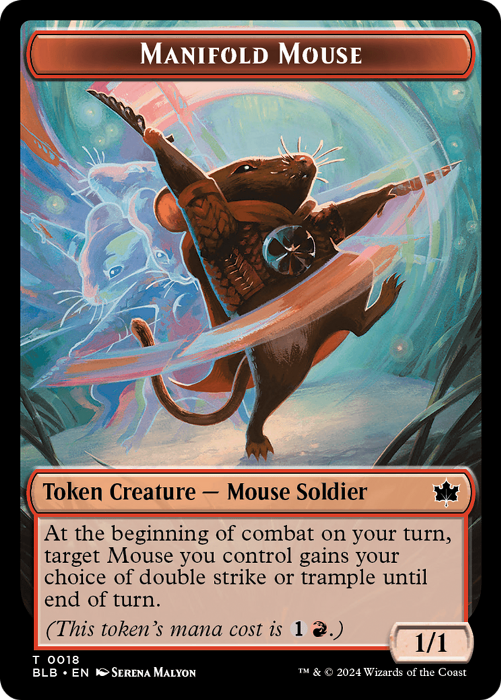 Manifold Mouse — Bloomburrow — Magic: The Gathering