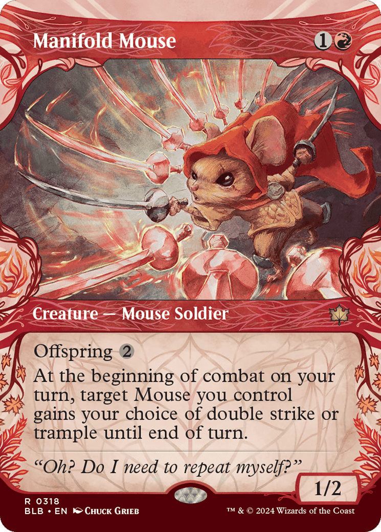 Manifold Mouse — Bloomburrow — Magic: The Gathering