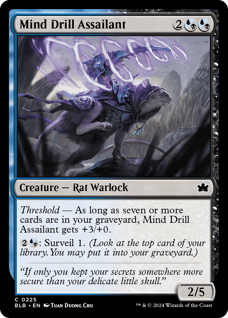 Mind Drill Assailant — Bloomburrow — Magic: The Gathering