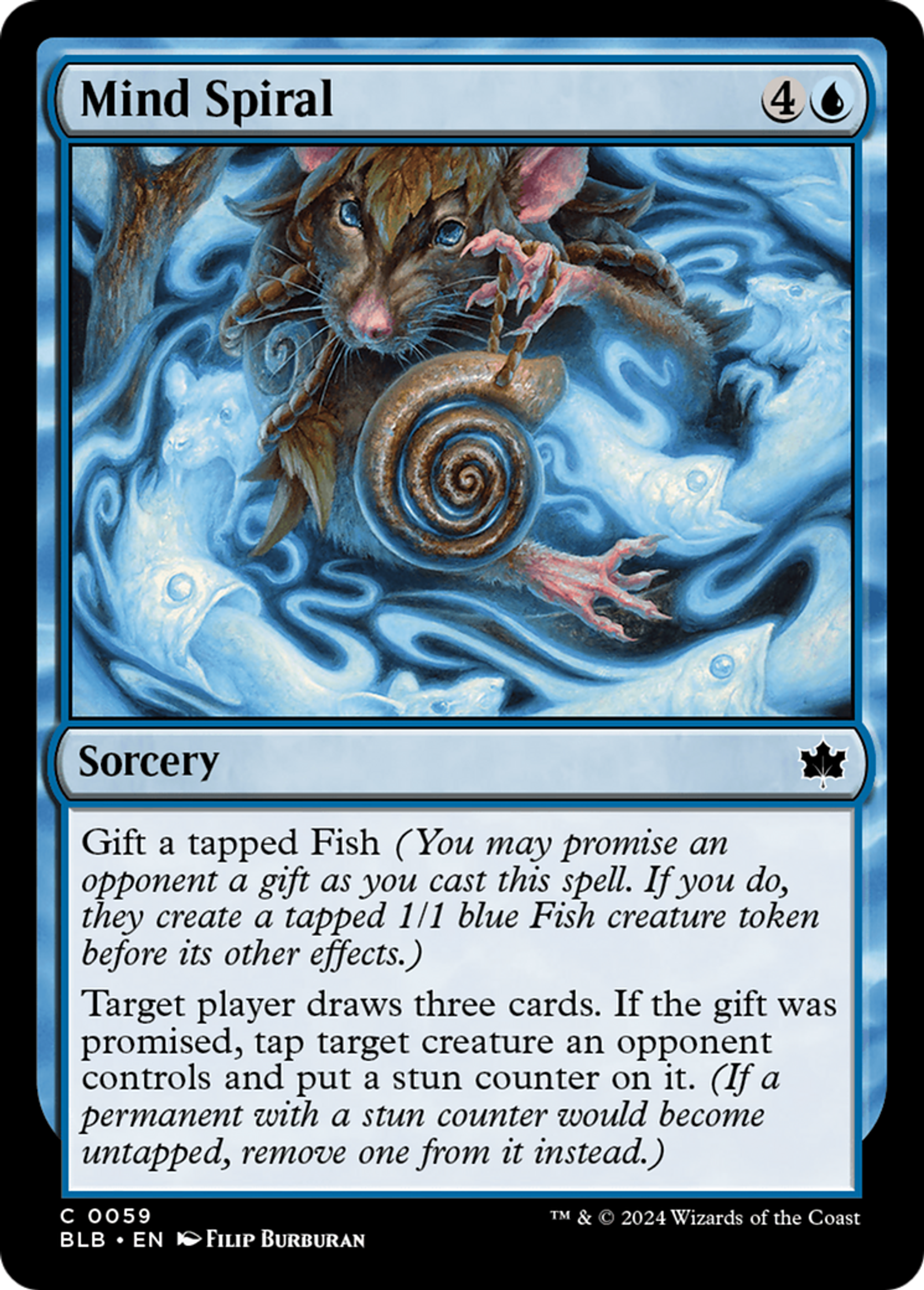 Mind Spiral — Bloomburrow — Magic: The Gathering