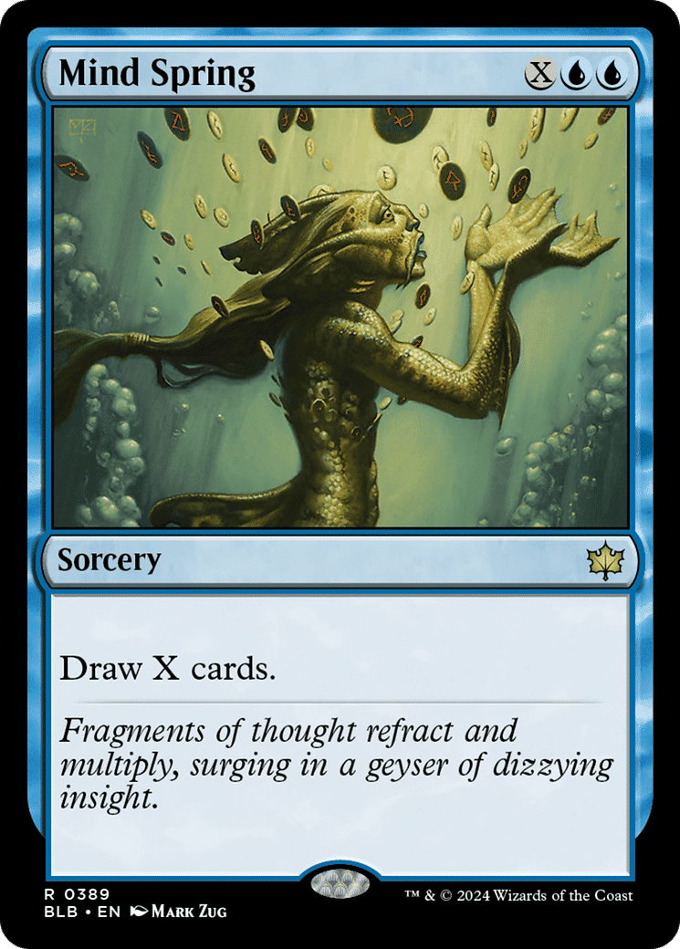 Mind Spring — Bloomburrow — Magic: The Gathering