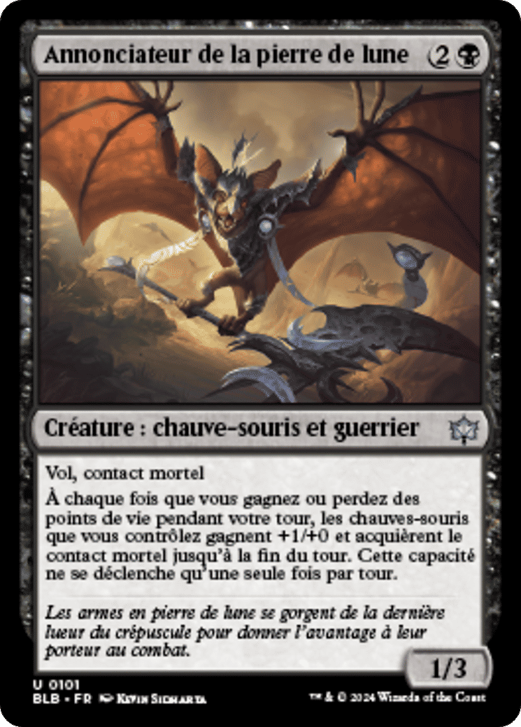 Annonciateur de la pierre de lune — Bloomburrow — Magic: The Gathering