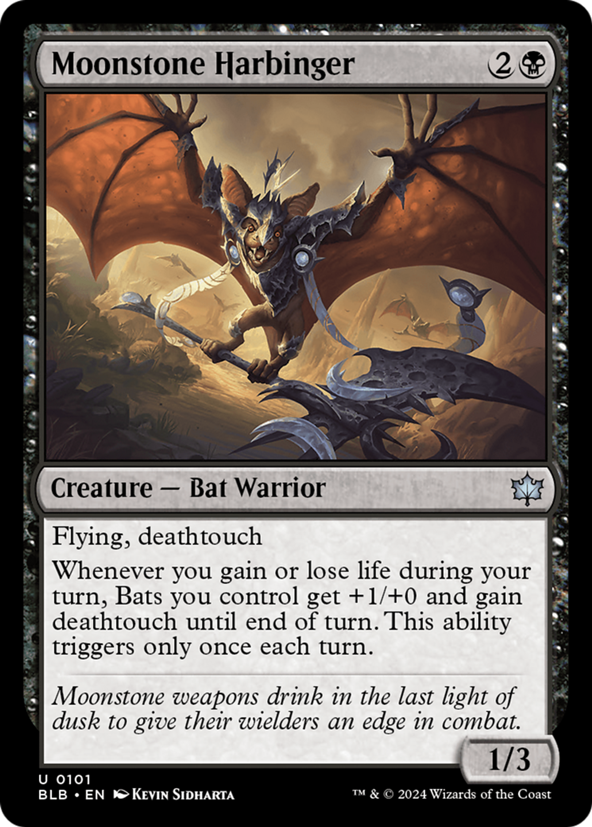 Annonciateur de la pierre de lune — Bloomburrow — Magic: The Gathering
