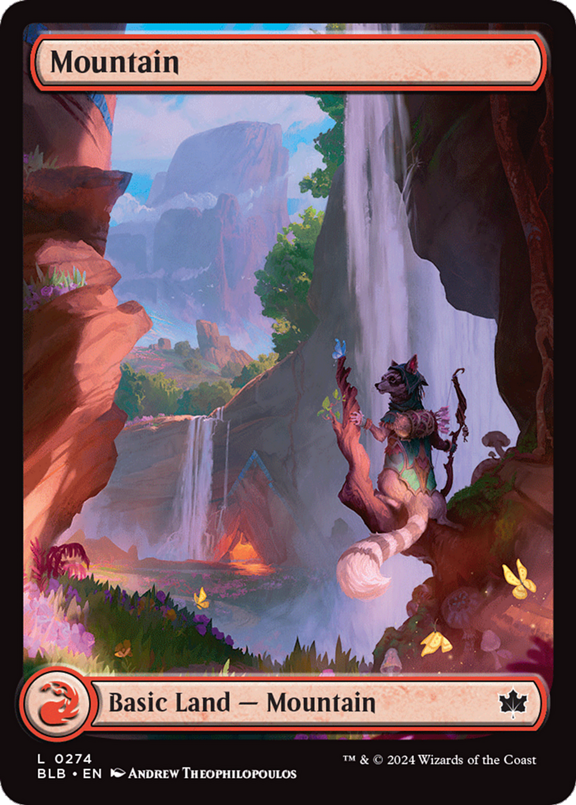 Mountain — Bloomburrow — Magic: The Gathering