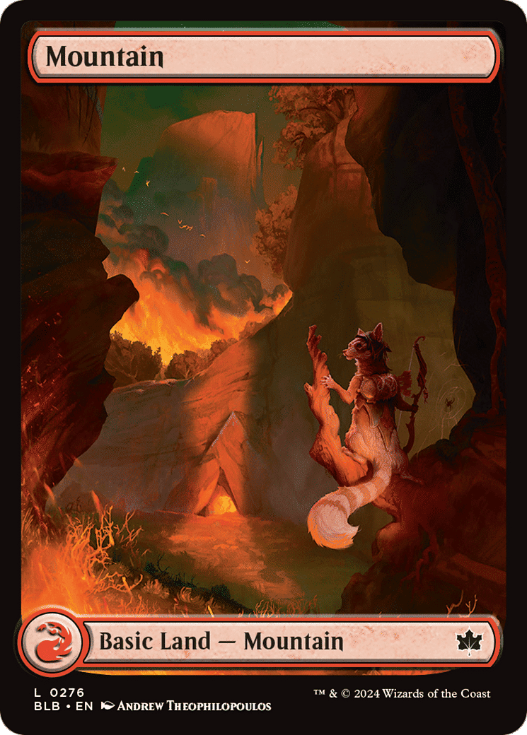 Mountain — Bloomburrow — Magic: The Gathering