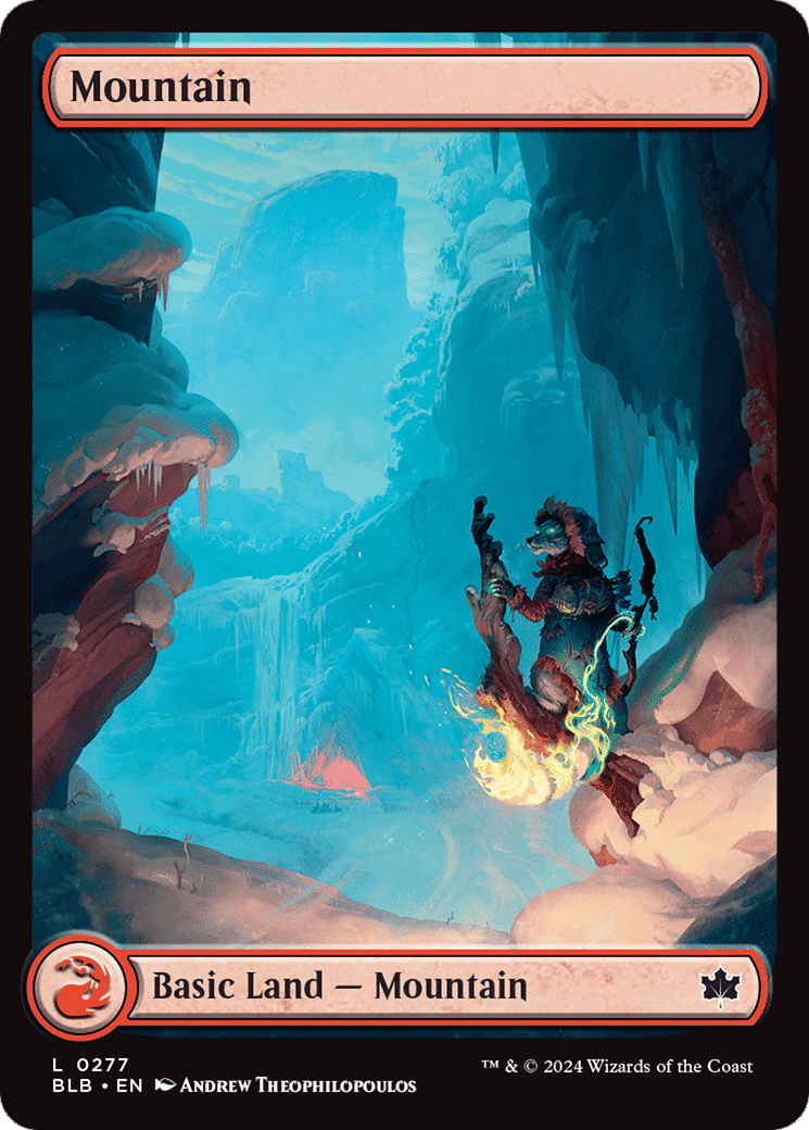 Mountain — Bloomburrow — Magic: The Gathering