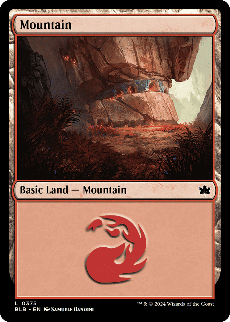 Mountain — Bloomburrow — Magic: The Gathering