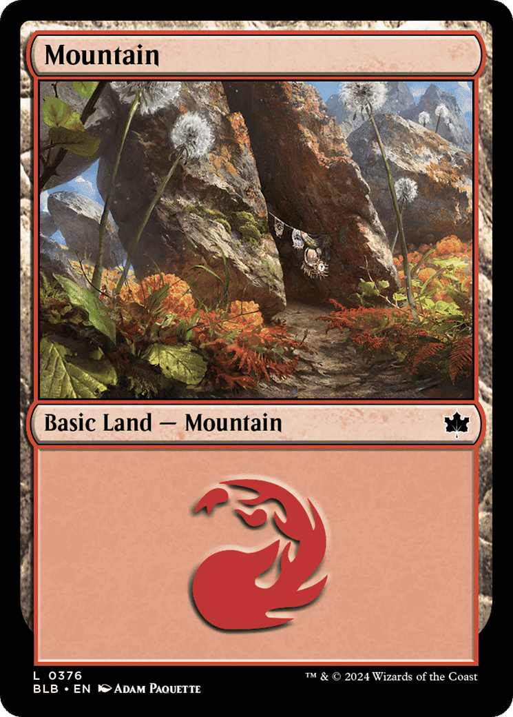 Mountain — Bloomburrow — Magic: The Gathering