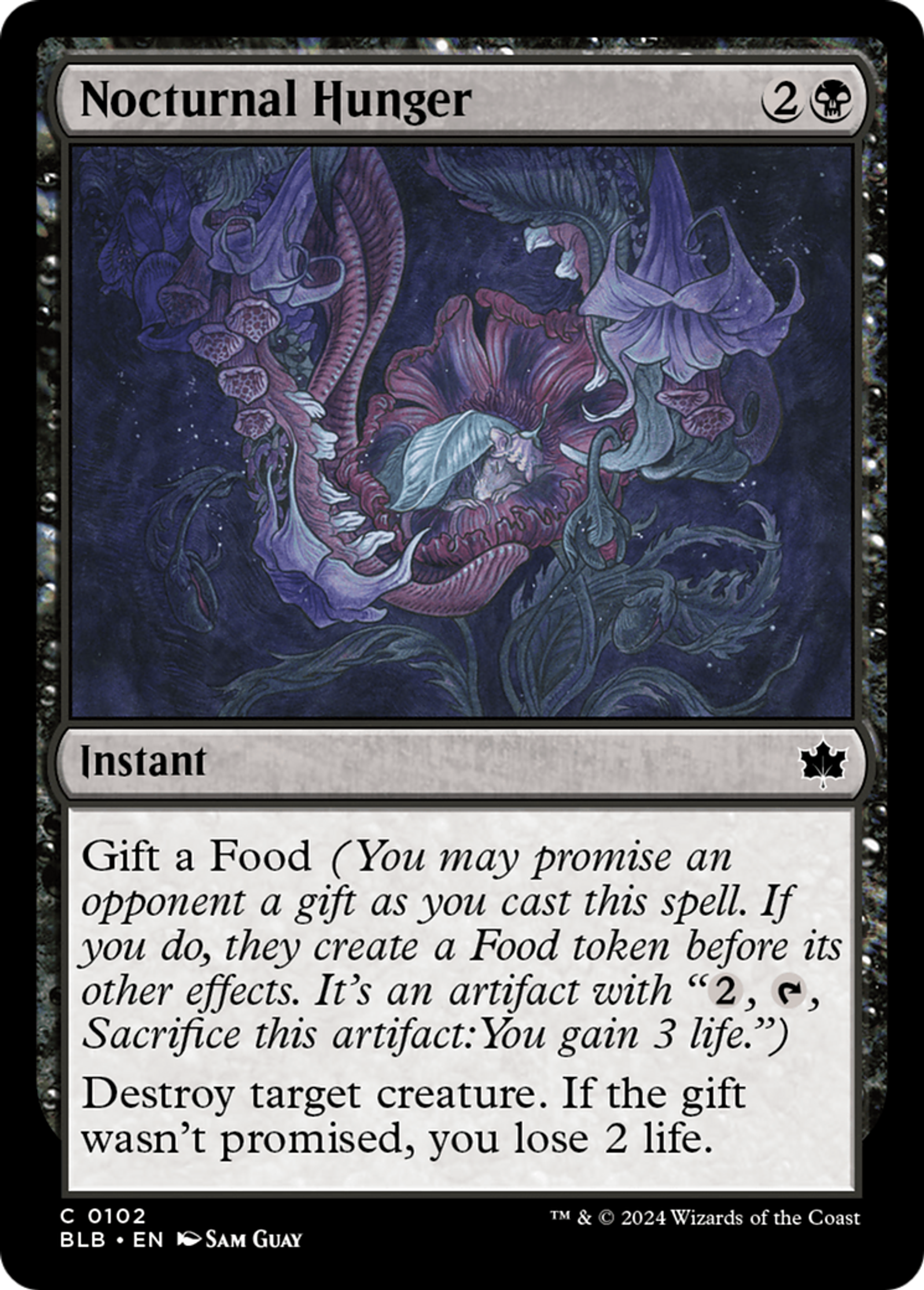 Nocturnal Hunger — Bloomburrow — Magic: The Gathering