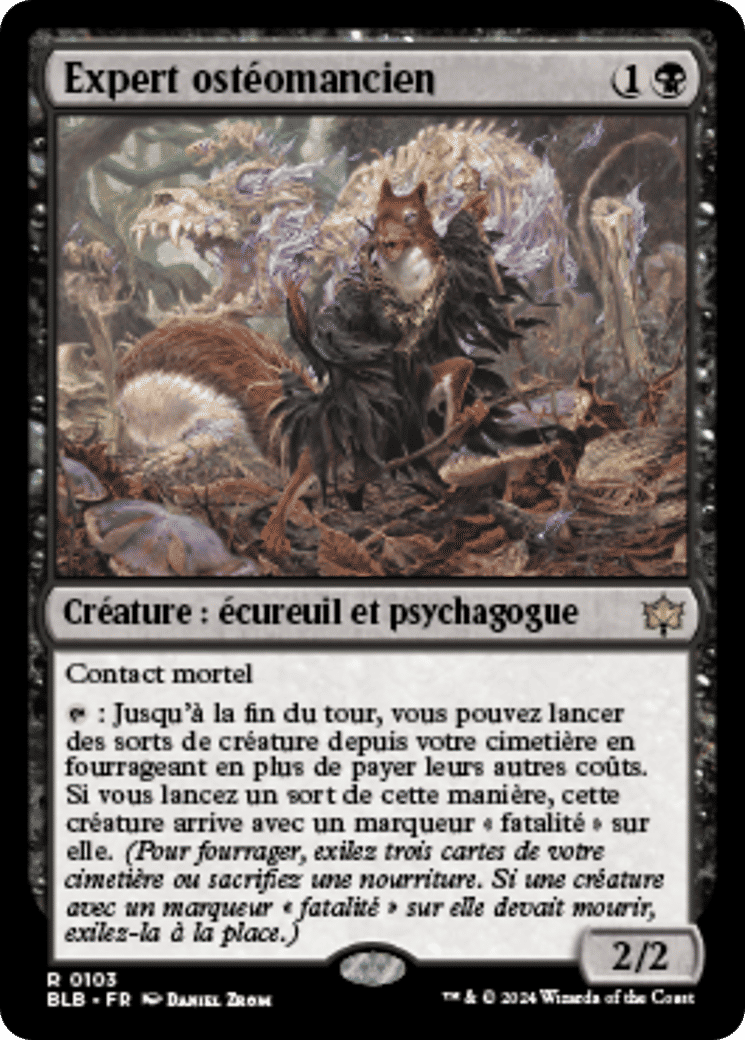 Expert ostéomancien — Bloomburrow — Magic: The Gathering