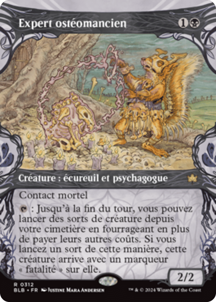 Expert ostéomancien — Bloomburrow — Magic: The Gathering