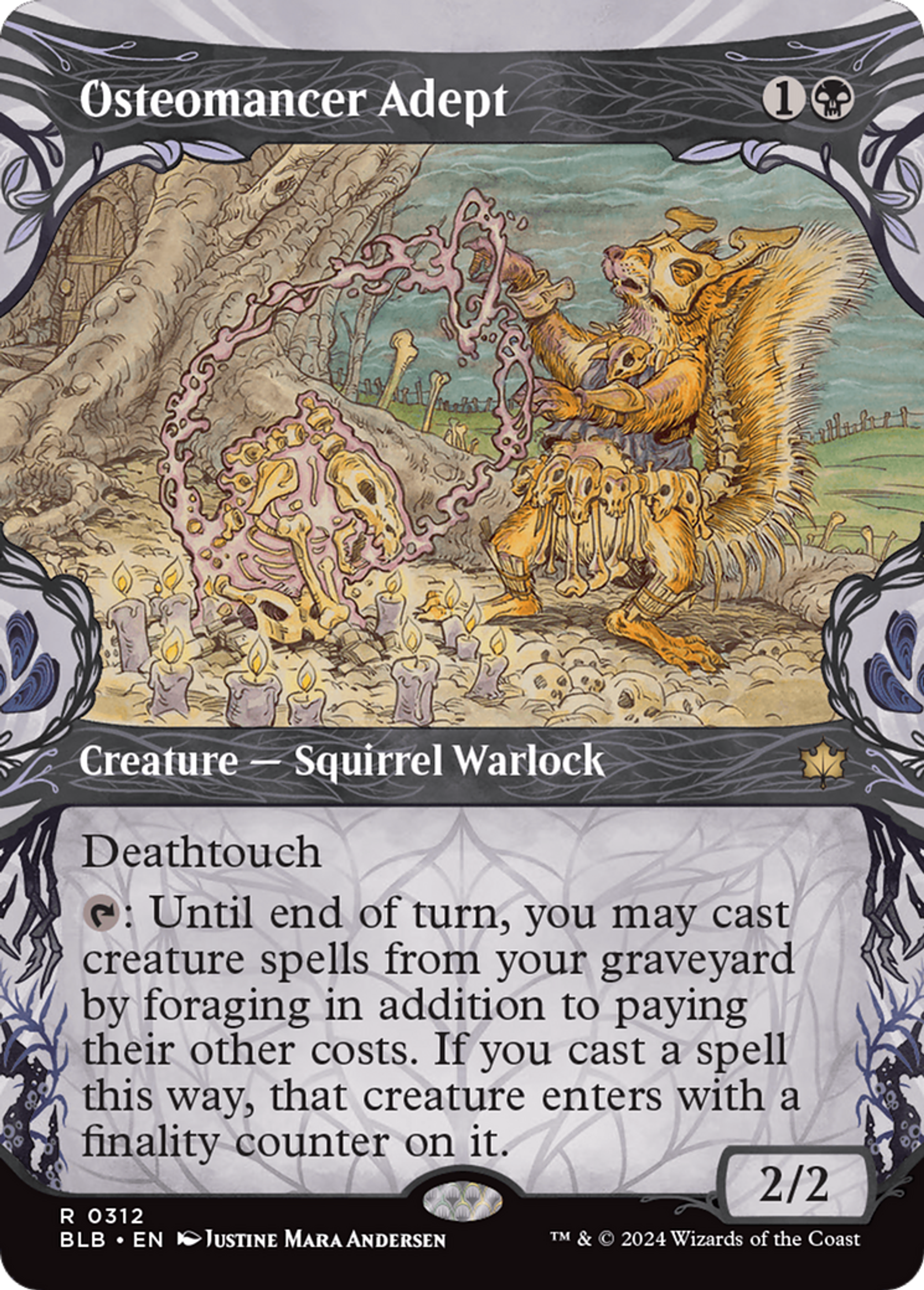 Expert ostéomancien — Bloomburrow — Magic: The Gathering