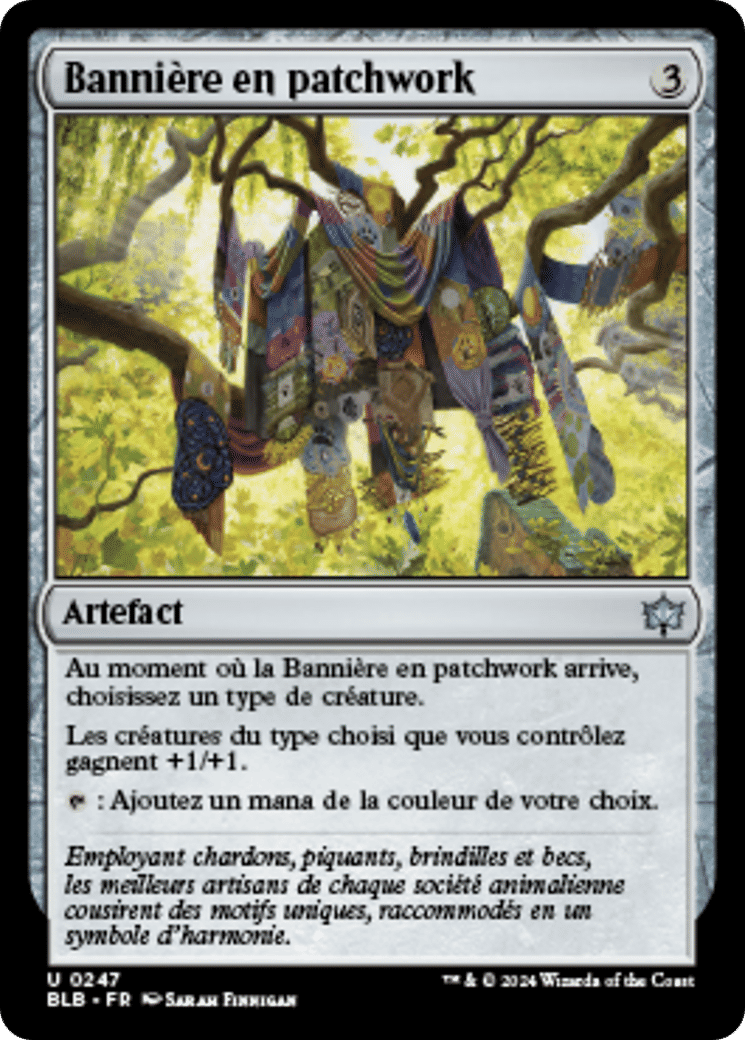 Bannière en patchwork — Bloomburrow — Magic: The Gathering