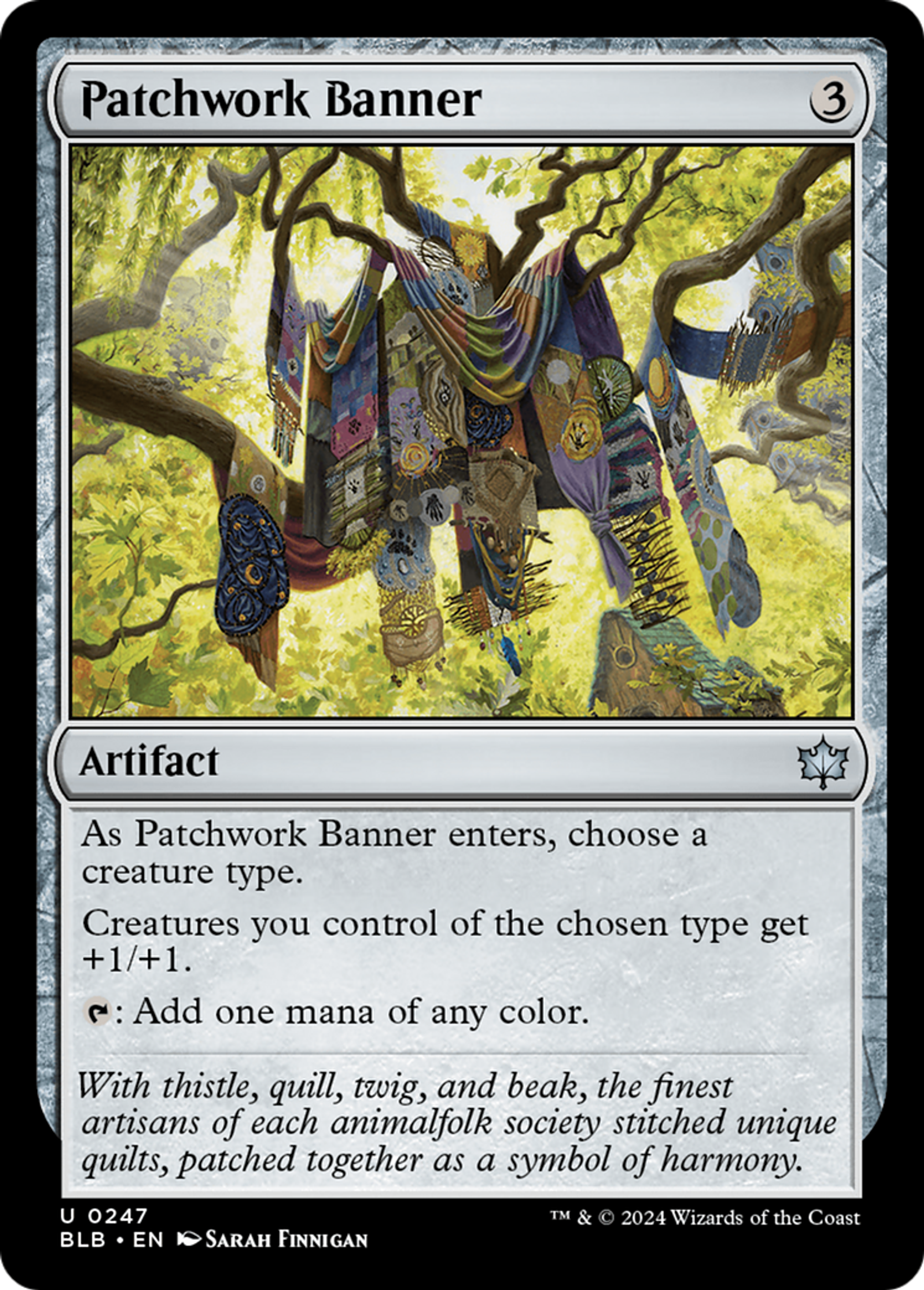 Patchwork Banner — Bloomburrow — Magic: The Gathering