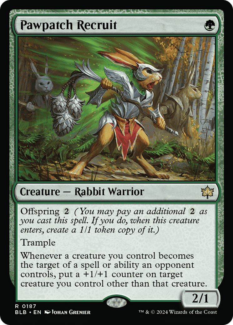 Pawpatch Recruit — Bloomburrow — Magic: The Gathering