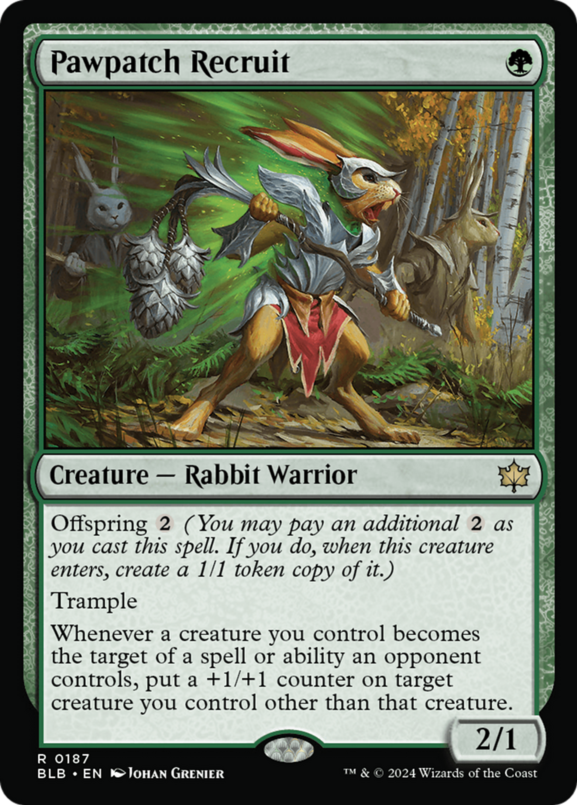 Recrue Pattelopin — Bloomburrow — Magic: The Gathering