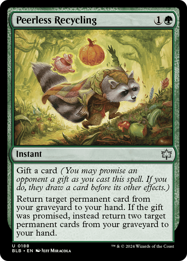 Peerless Recycling — Bloomburrow — Magic: The Gathering