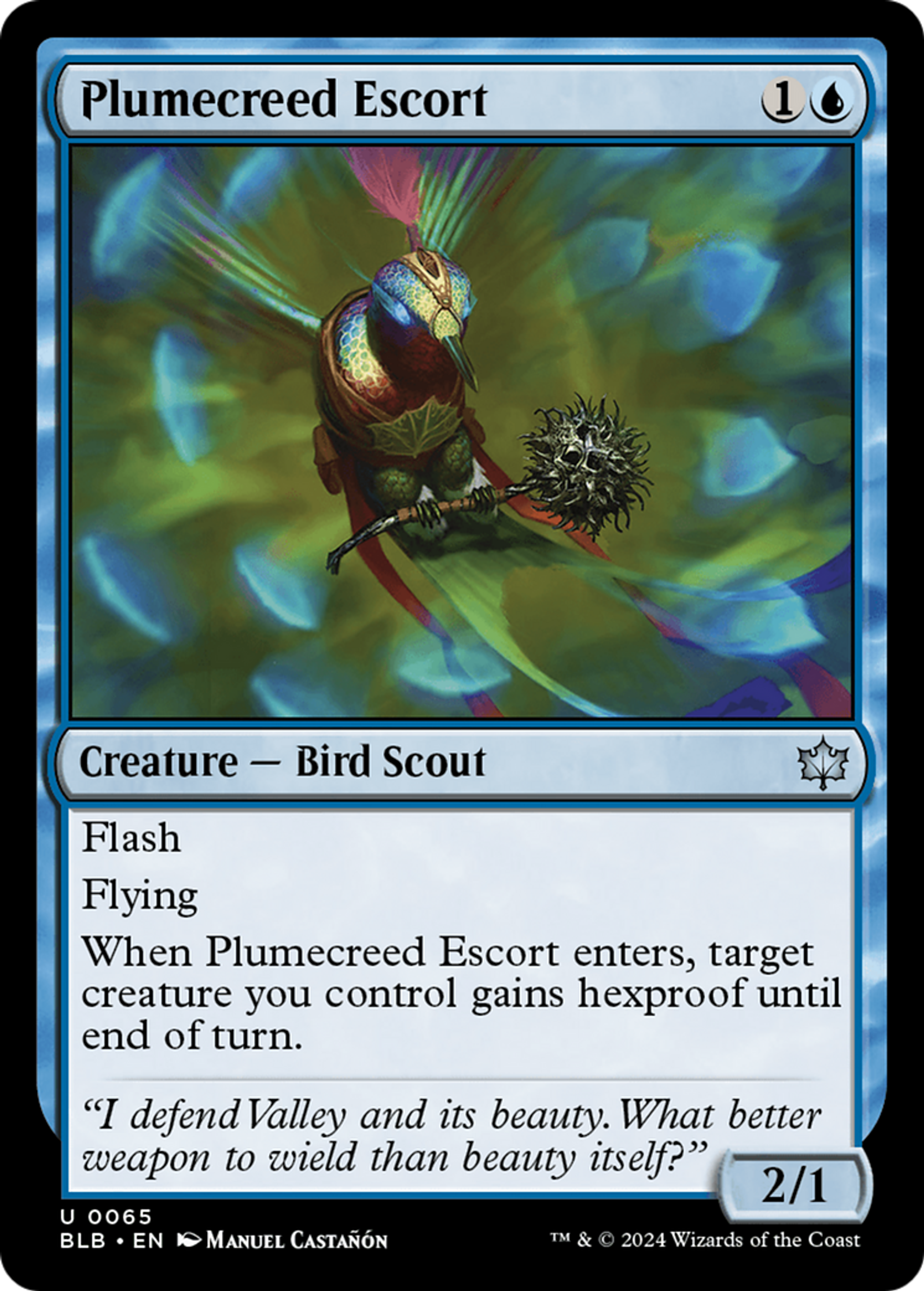 Plumecreed Escort — Bloomburrow — Magic: The Gathering