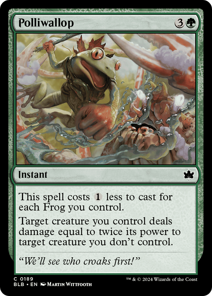 Polliwallop — Bloomburrow — Magic: The Gathering
