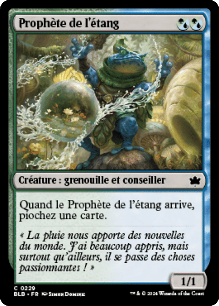Prophète de l'étang — Bloomburrow — Magic: The Gathering