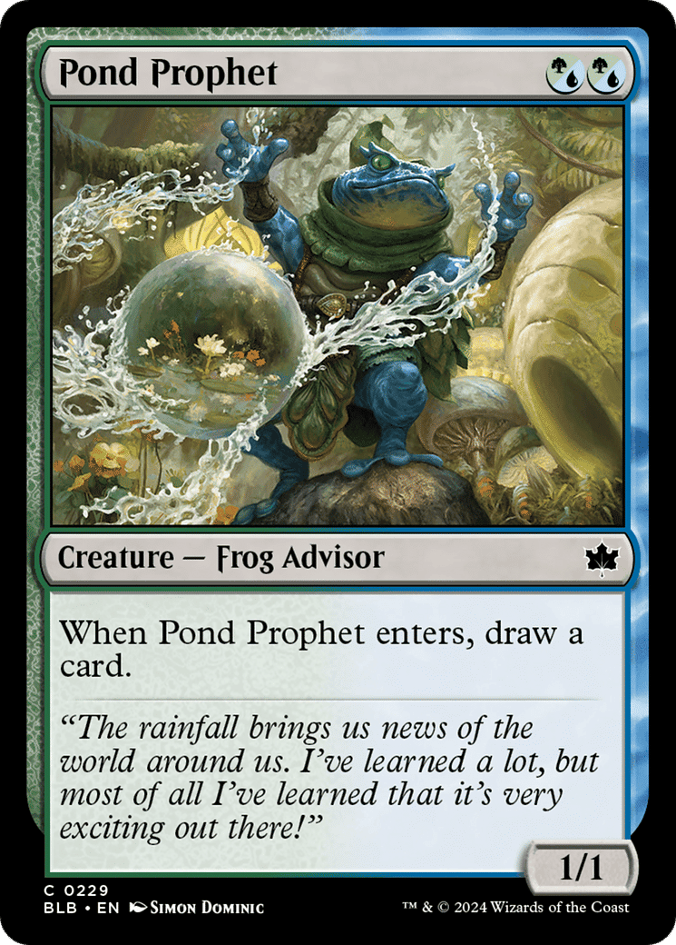 Pond Prophet — Bloomburrow — Magic: The Gathering