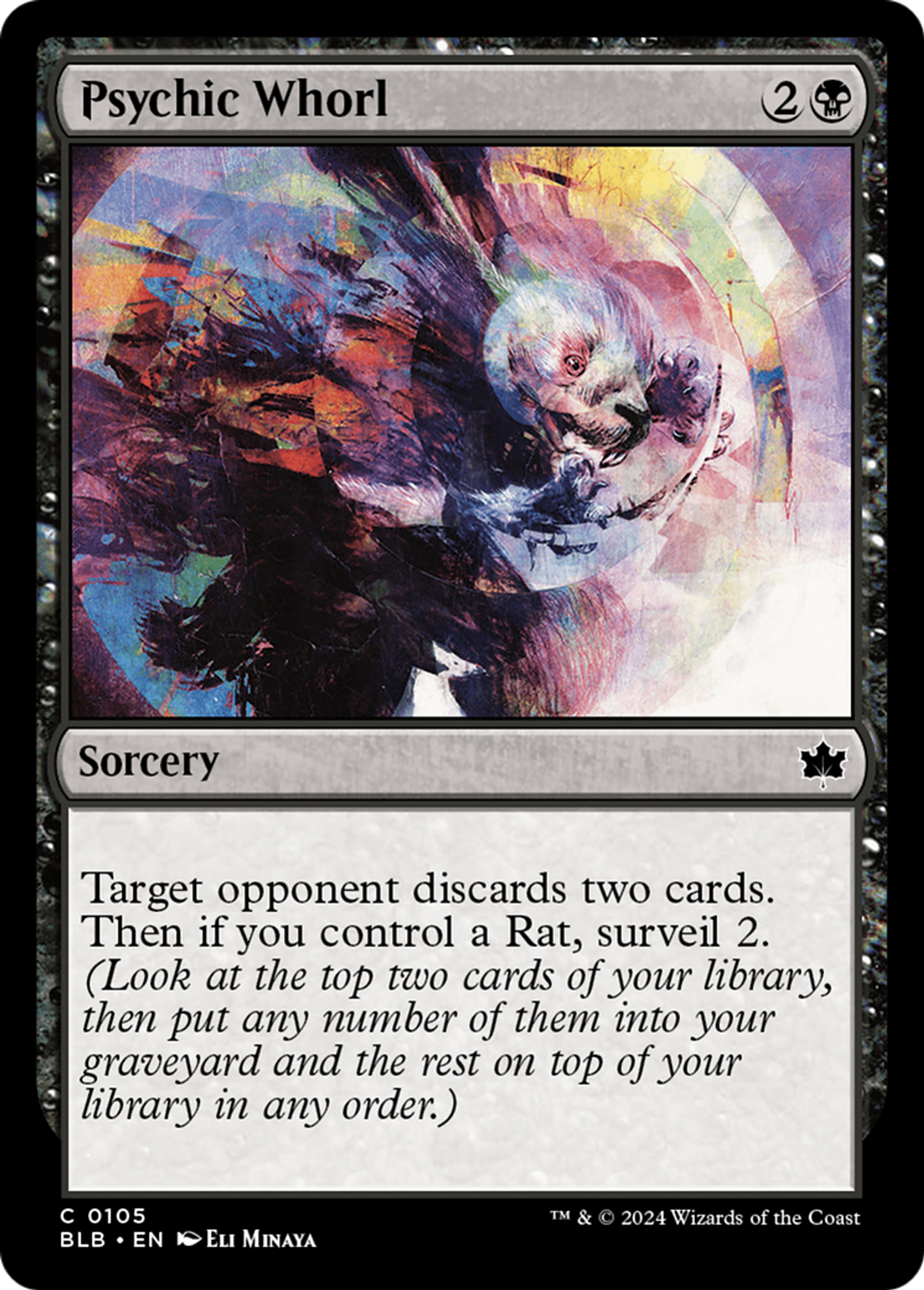 Psychic Whorl — Bloomburrow — Magic: The Gathering