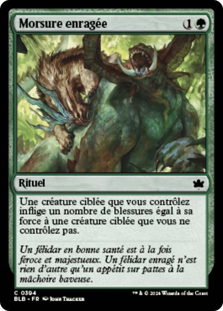 Morsure enragée — Bloomburrow — Magic: The Gathering