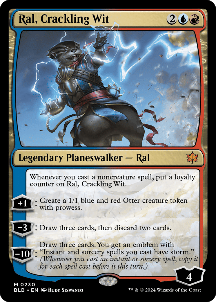 Ral, Crackling Wit — Bloomburrow — Magic: The Gathering
