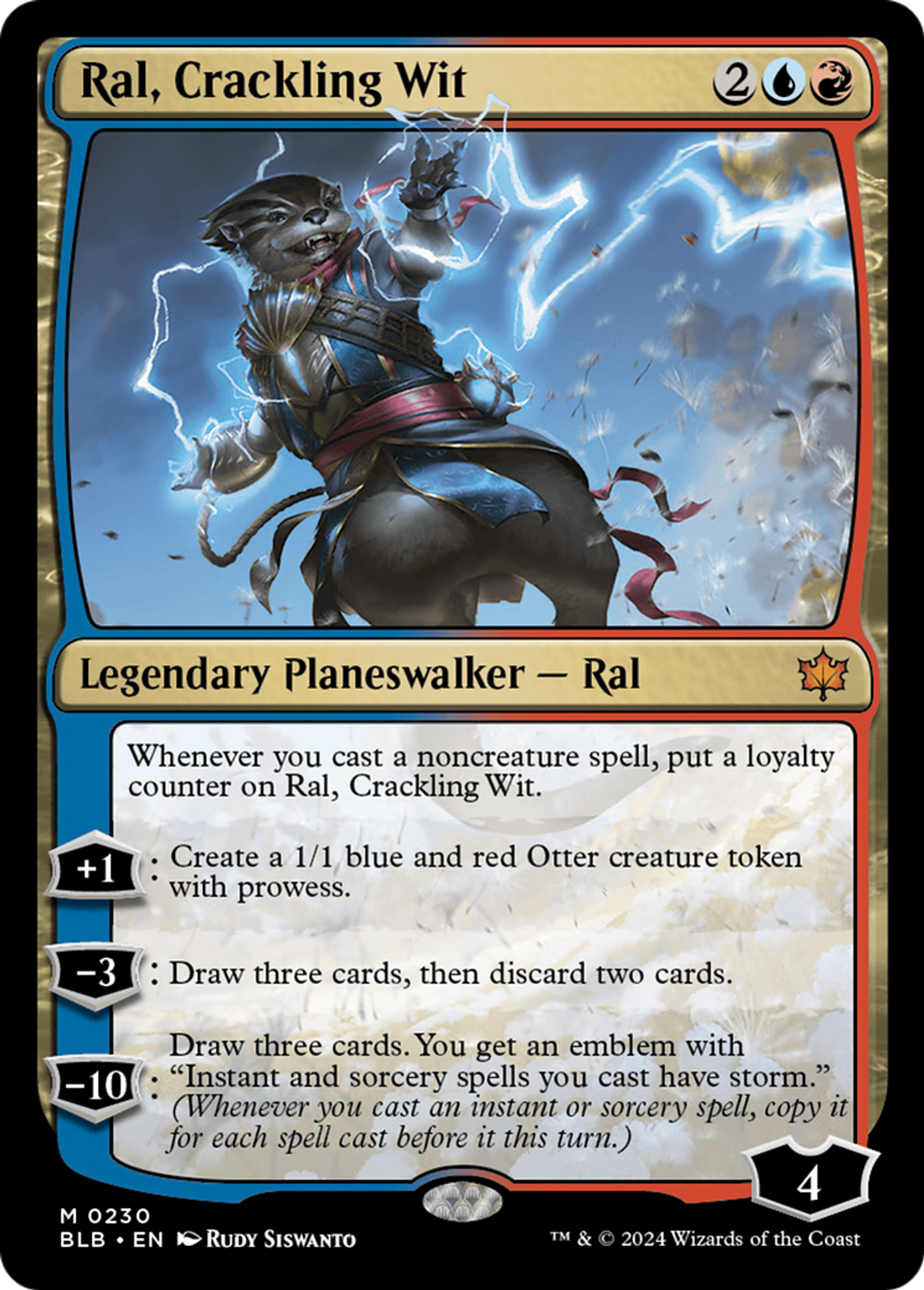 Ral, Crackling Wit — Bloomburrow — Magic: The Gathering