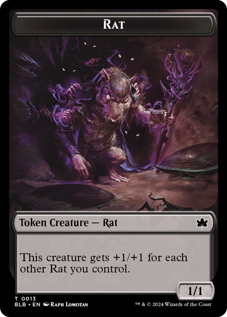 Rat — Bloomburrow — Magic: The Gathering