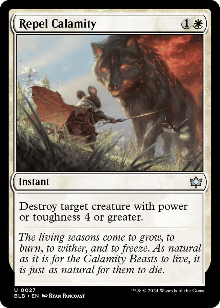 Repel Calamity — Bloomburrow — Magic: The Gathering