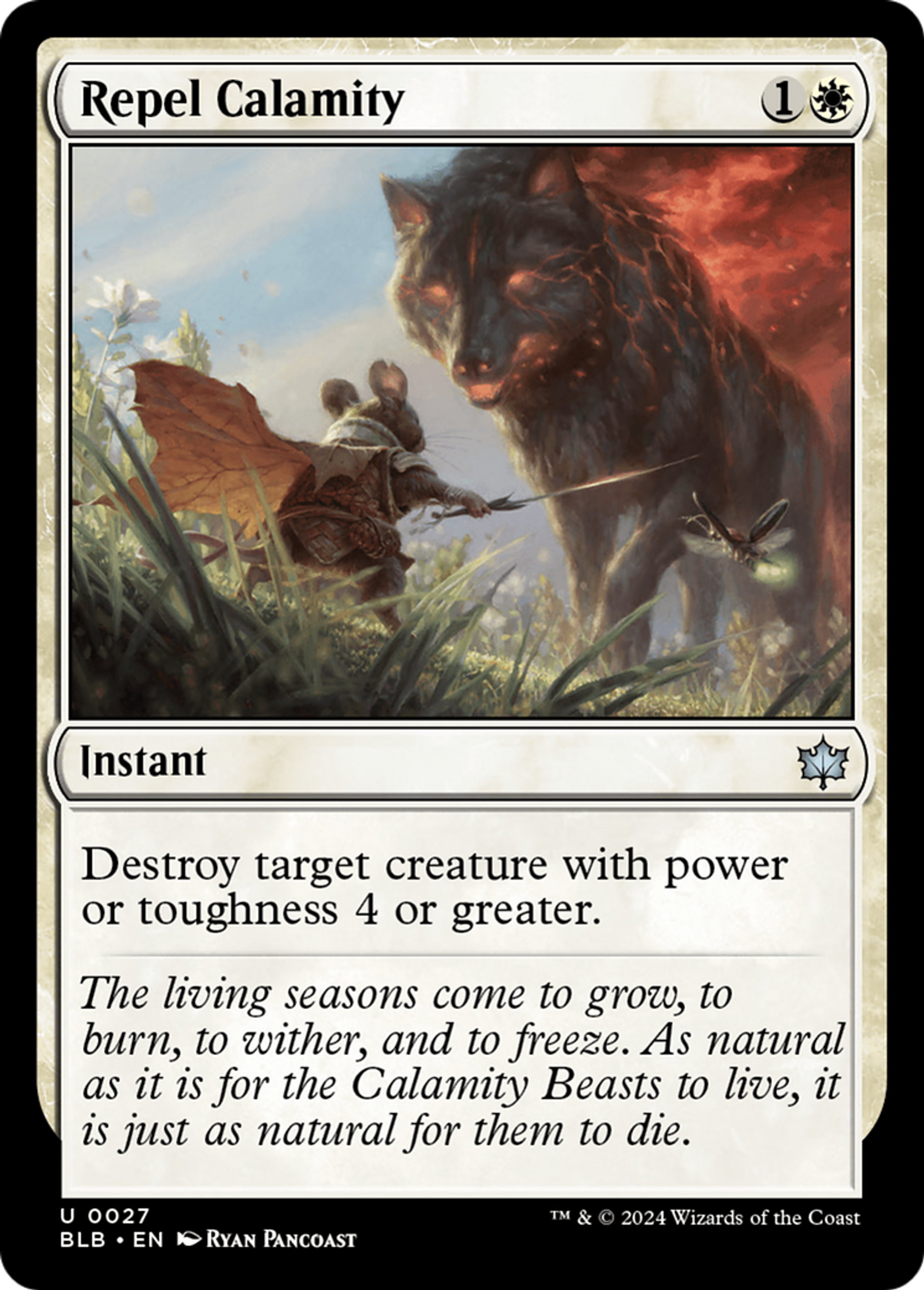 Repel Calamity — Bloomburrow — Magic: The Gathering