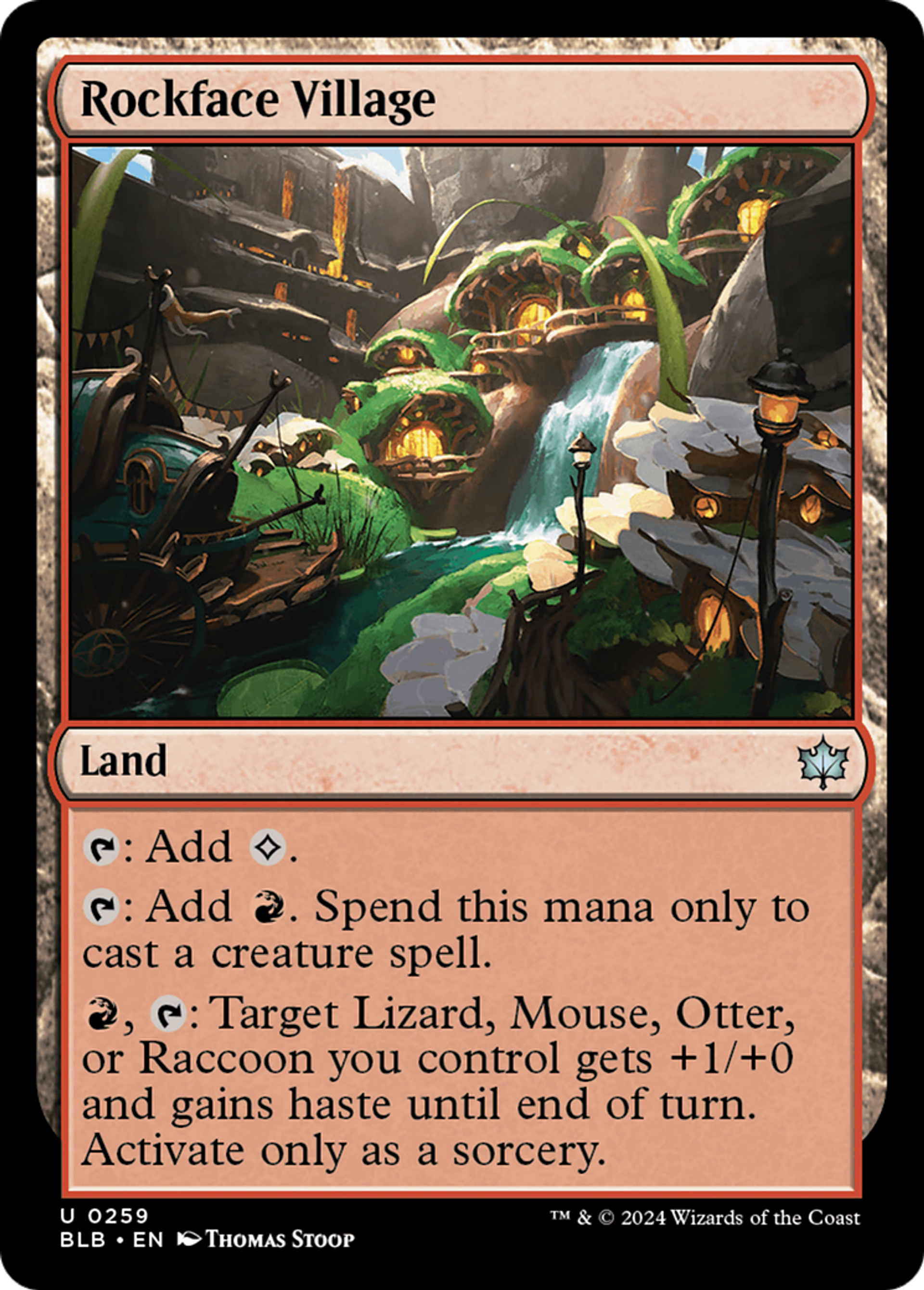 Rockface Village — Bloomburrow — Magic: The Gathering