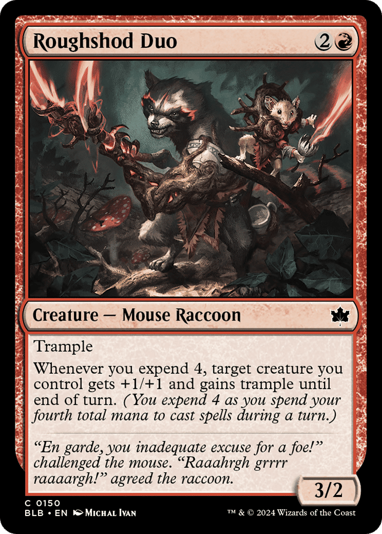 Roughshod Duo — Bloomburrow — Magic: The Gathering