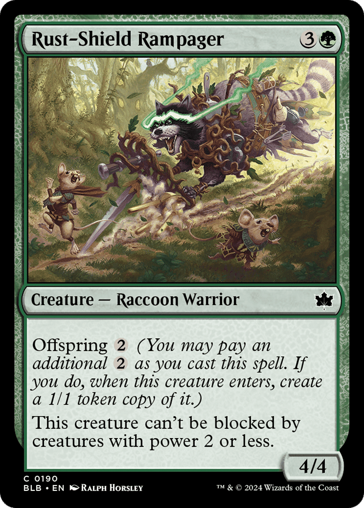 Rust-Shield Rampager — Bloomburrow — Magic: The Gathering