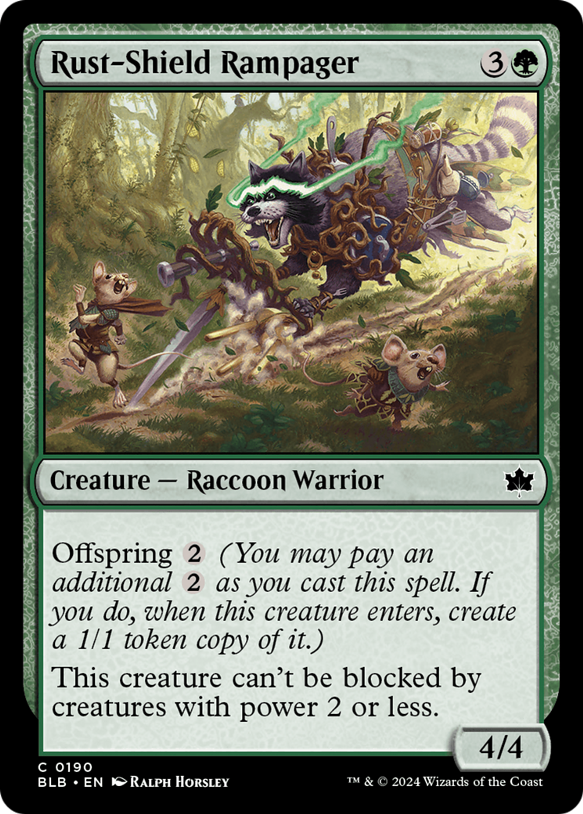 Rust-Shield Rampager — Bloomburrow — Magic: The Gathering