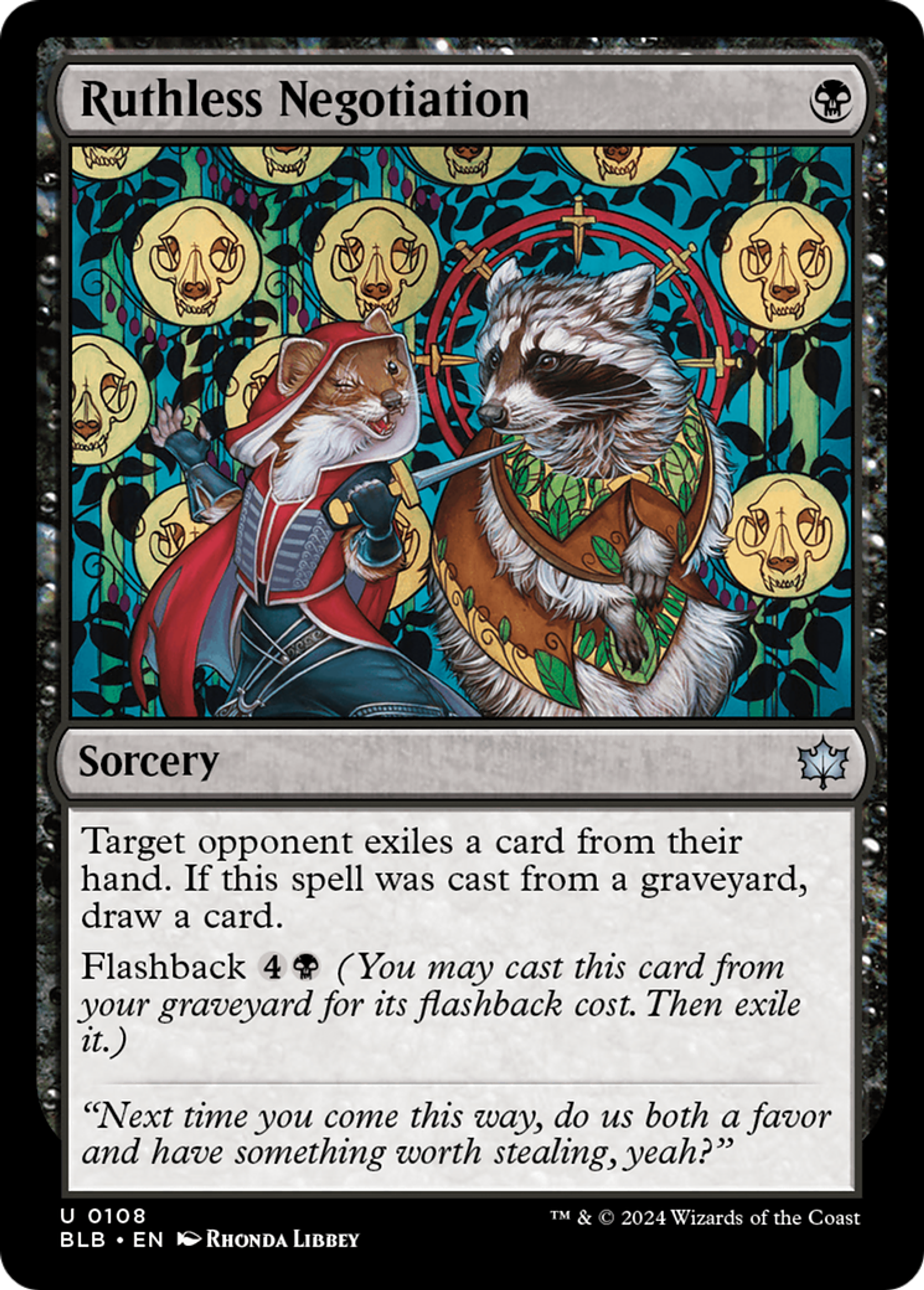 Négociation impitoyable — Bloomburrow — Magic: The Gathering