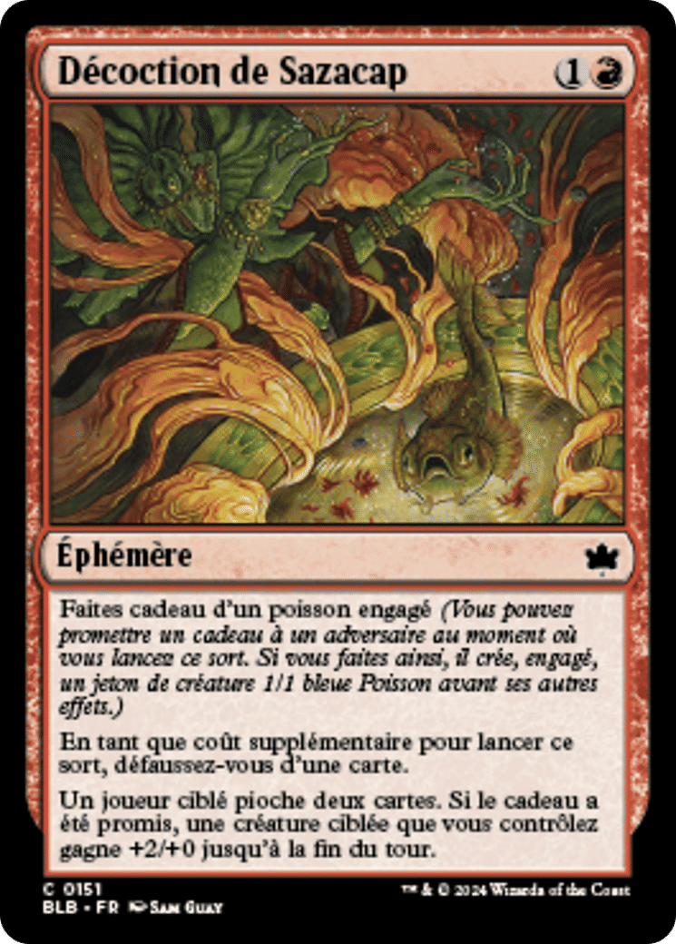 Décoction de Sazacap — Bloomburrow — Magic: The Gathering