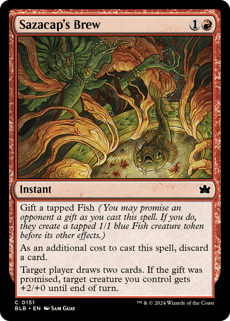Sazacap's Brew — Bloomburrow — Magic: The Gathering