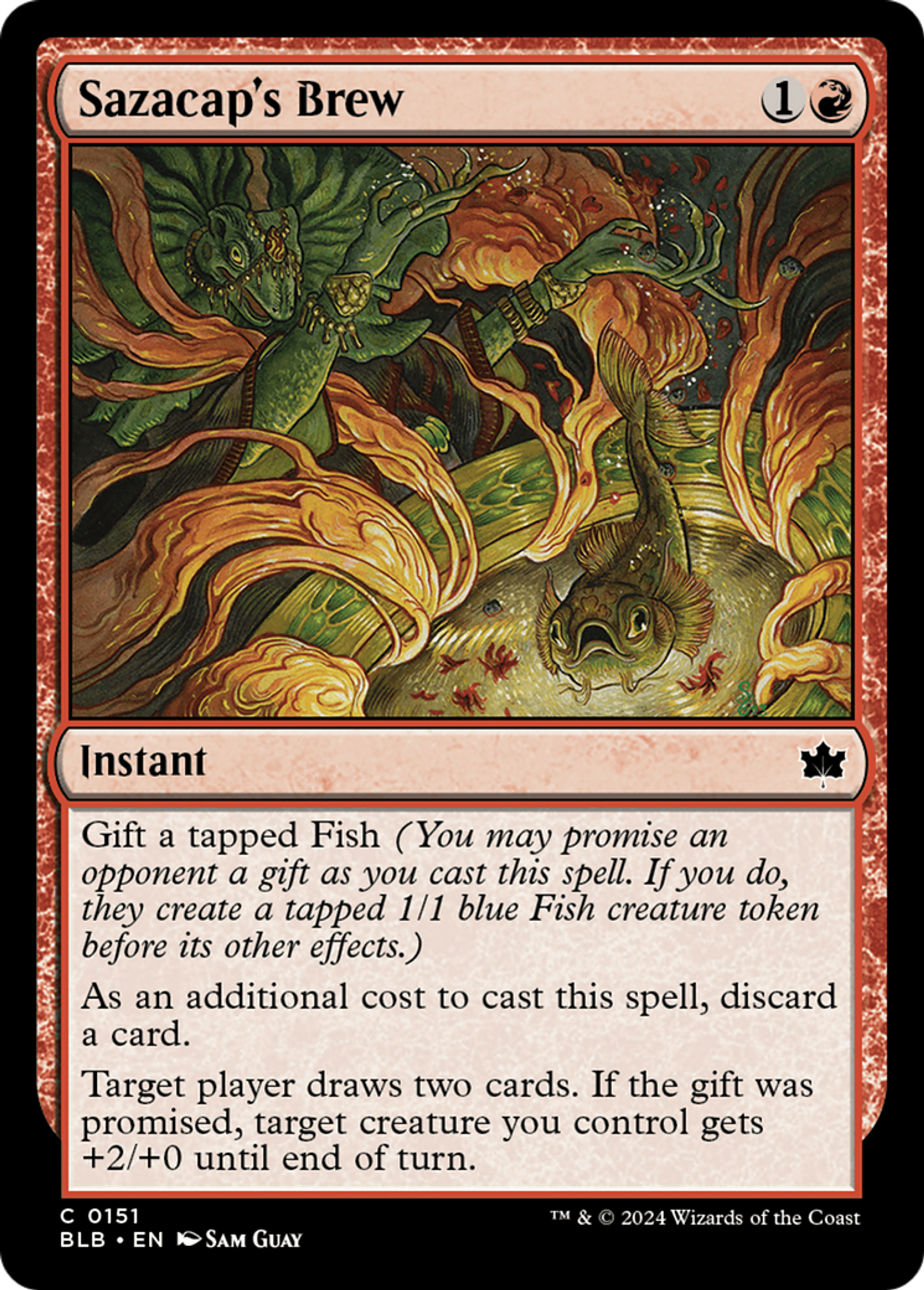 Décoction de Sazacap — Bloomburrow — Magic: The Gathering