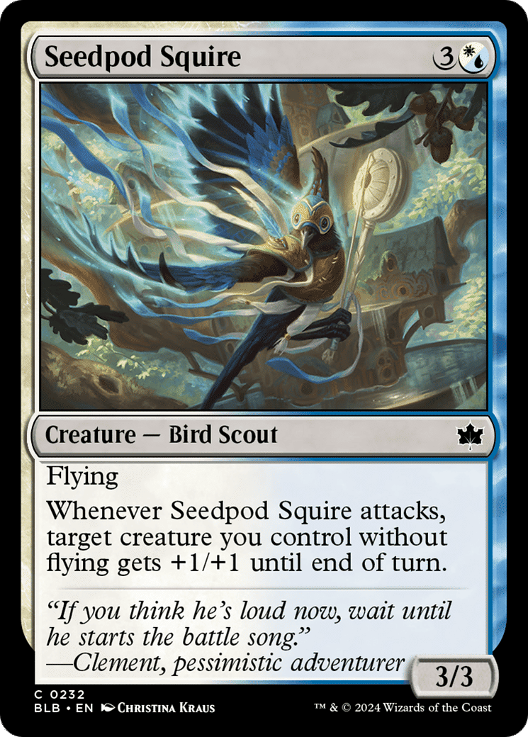Seedpod Squire — Bloomburrow — Magic: The Gathering