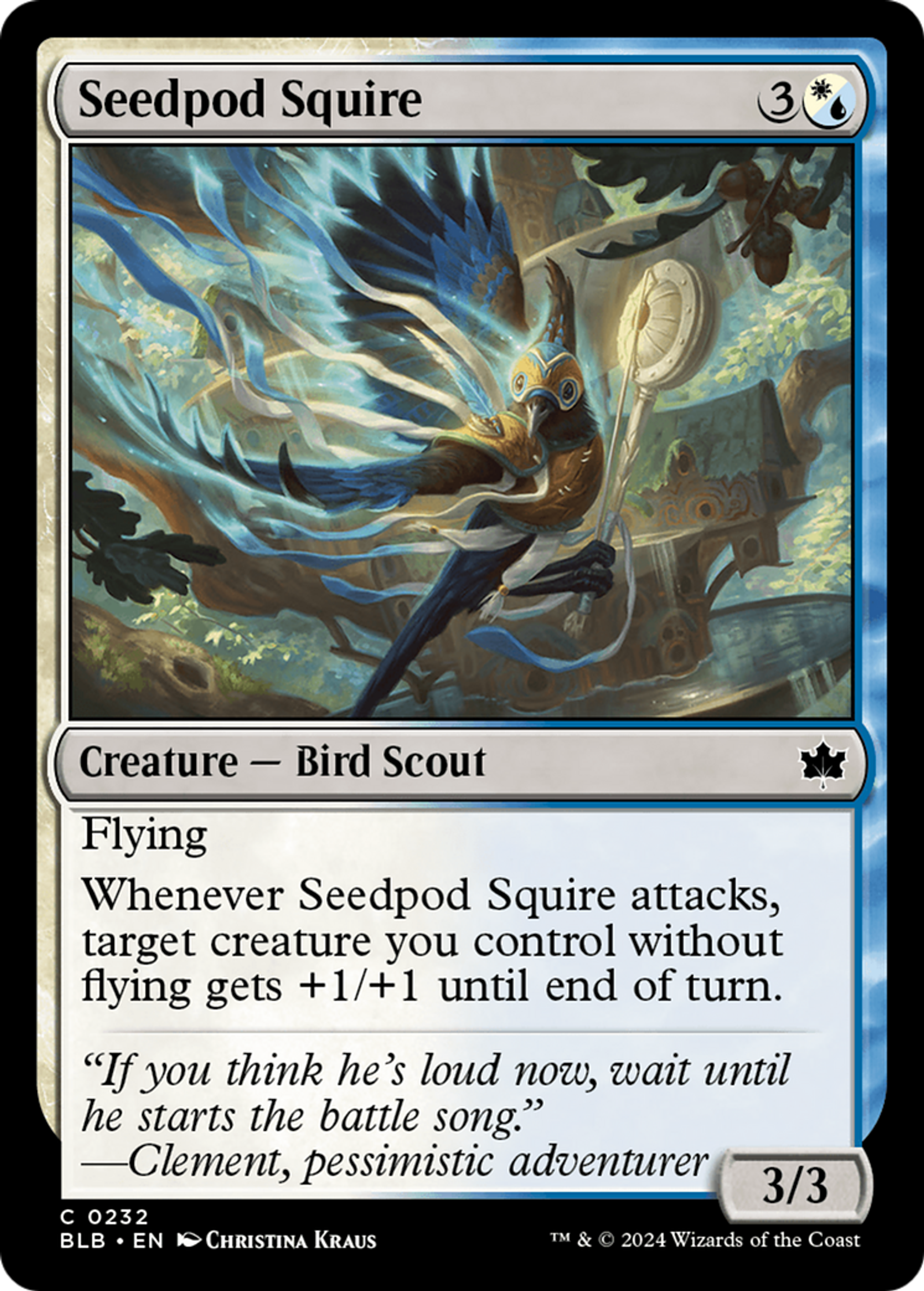 Seedpod Squire — Bloomburrow — Magic: The Gathering