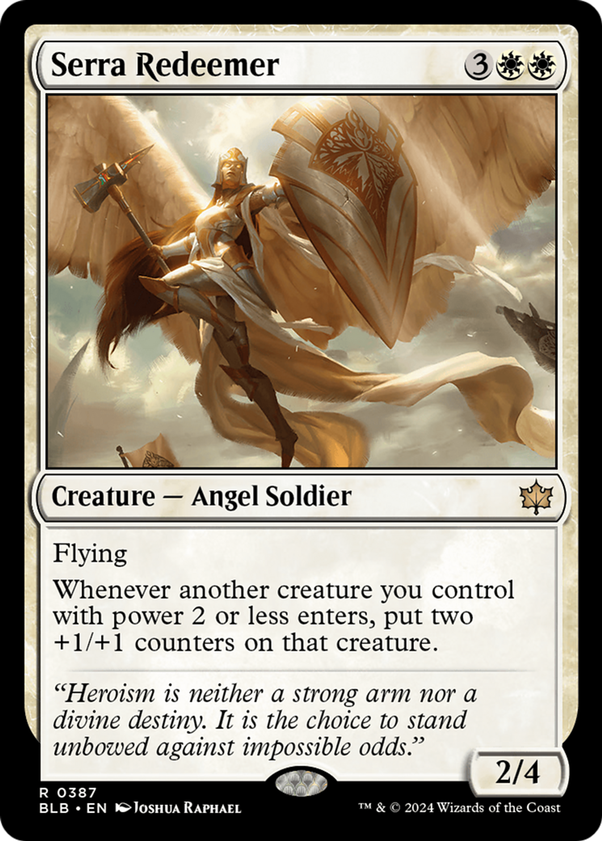 Serra Redeemer — Bloomburrow — Magic: The Gathering