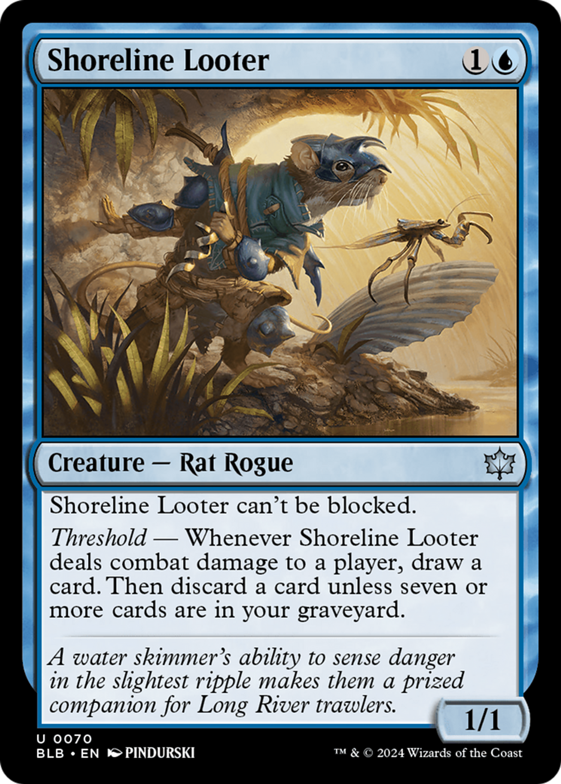 Shoreline Looter — Bloomburrow — Magic: The Gathering