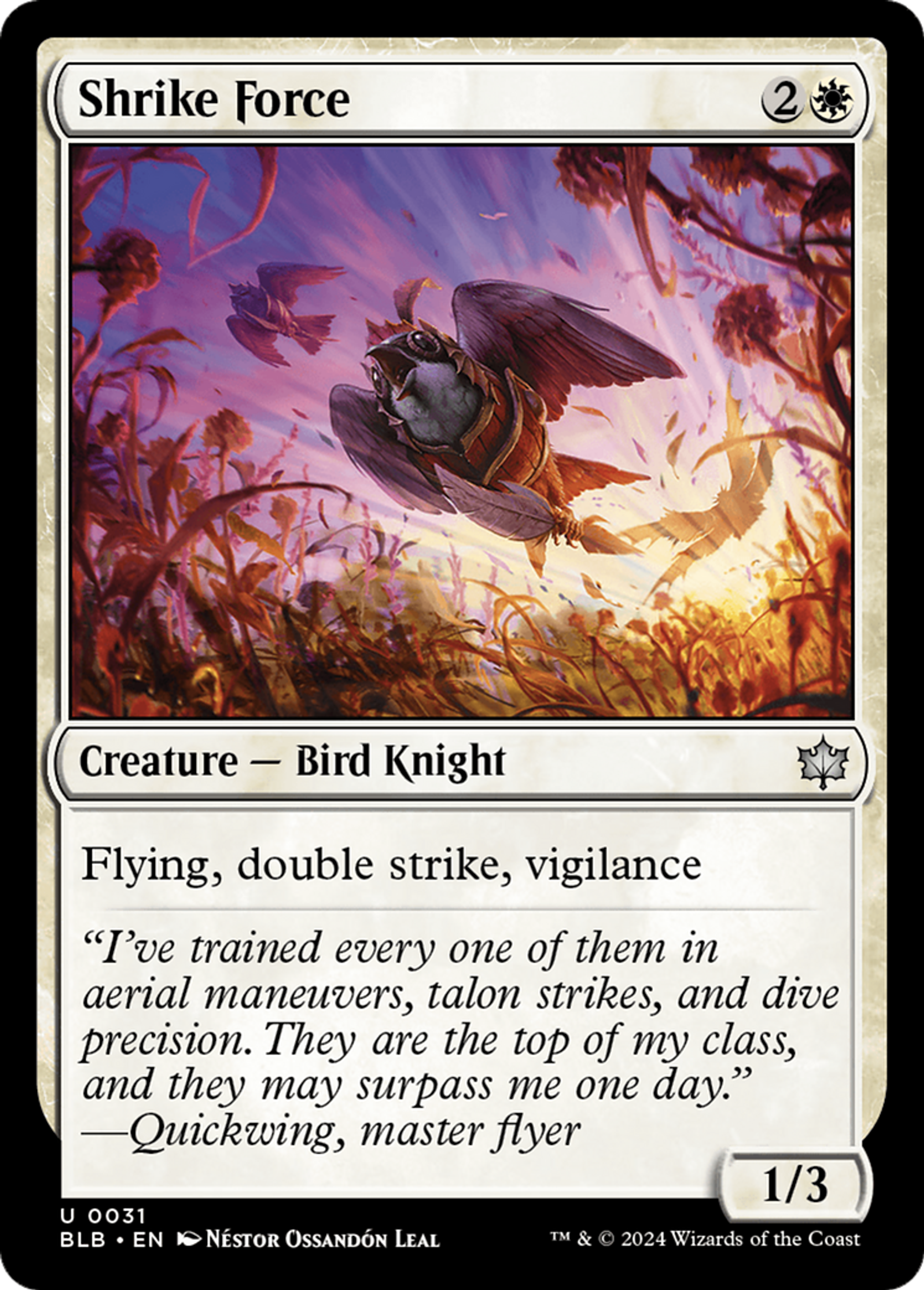 Shrike Force — Bloomburrow — Magic: The Gathering
