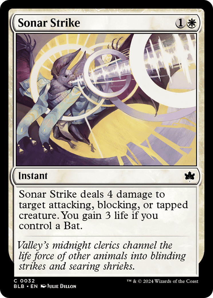 Sonar Strike — Bloomburrow — Magic: The Gathering