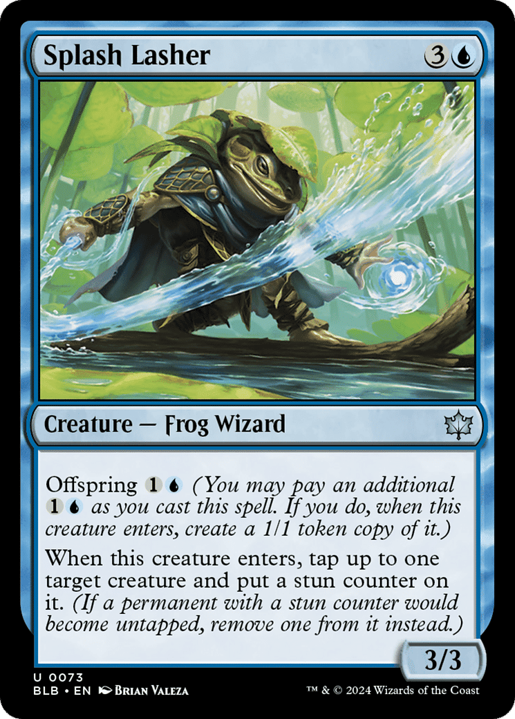 Splash Lasher — Bloomburrow — Magic: The Gathering